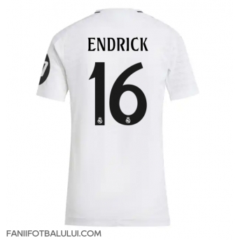 Real Madrid Endrick #16 Tricou Fotbal Replică 2024-25 Femei Acasa